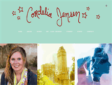 Tablet Screenshot of cordeliajensen.com